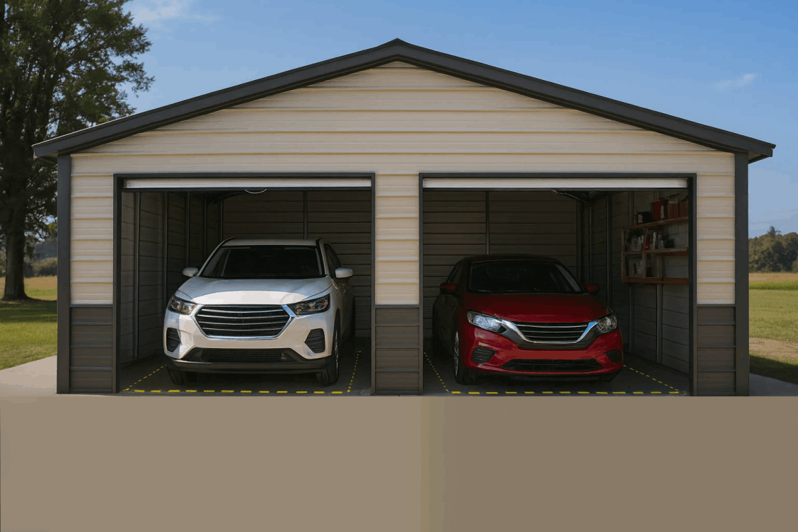 Custom detached garage - basement built in NW Calgary by Infinity Contractors